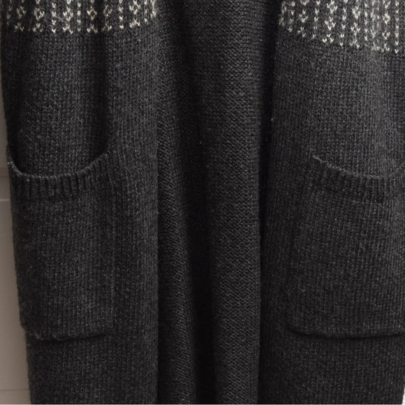 J. Jill women’s open front cardigan long duster sweater wool blend size S petite - Picture 7 of 8